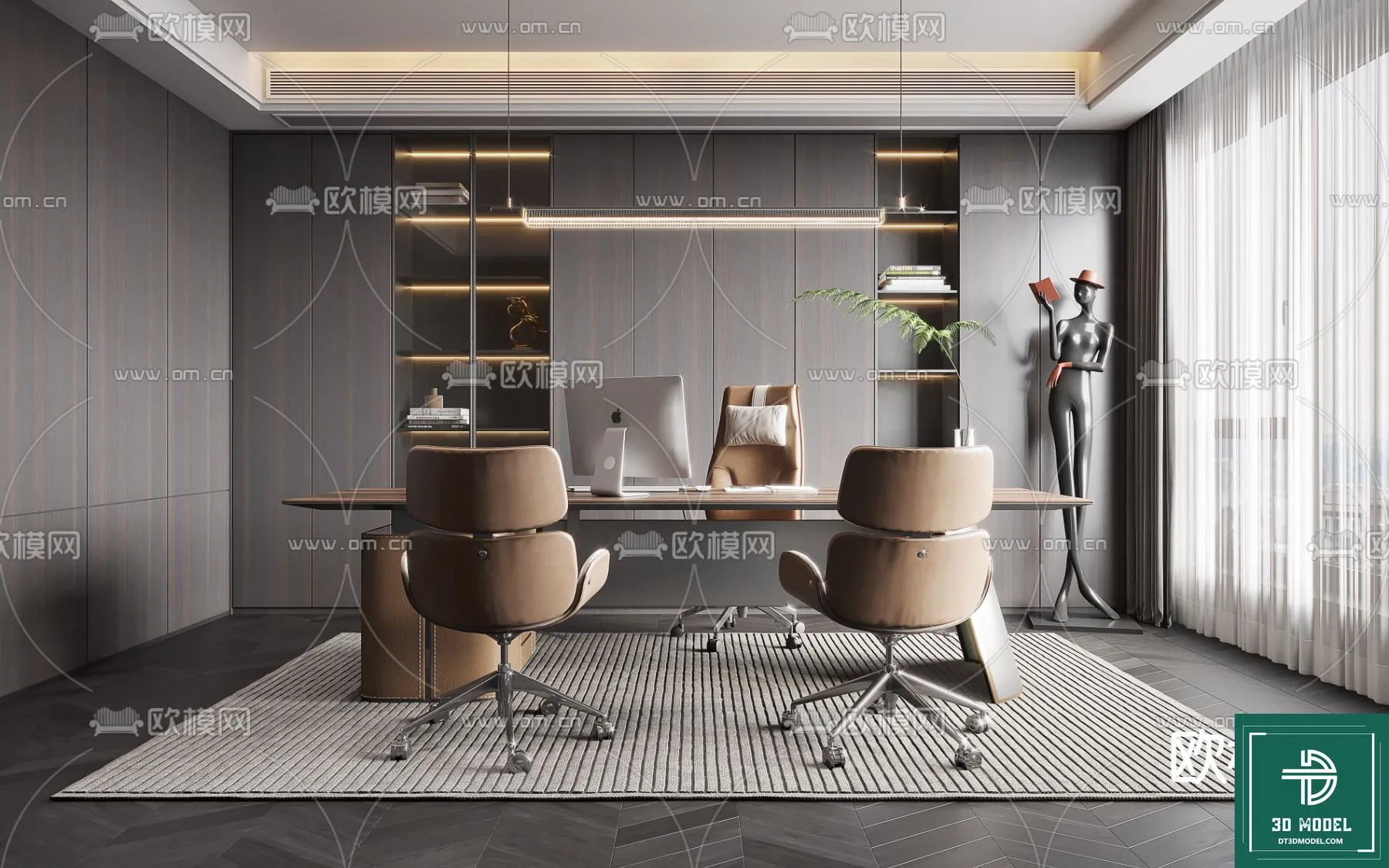 OFFICE ROOM FOR MANAGER – 3DMODEL – 060