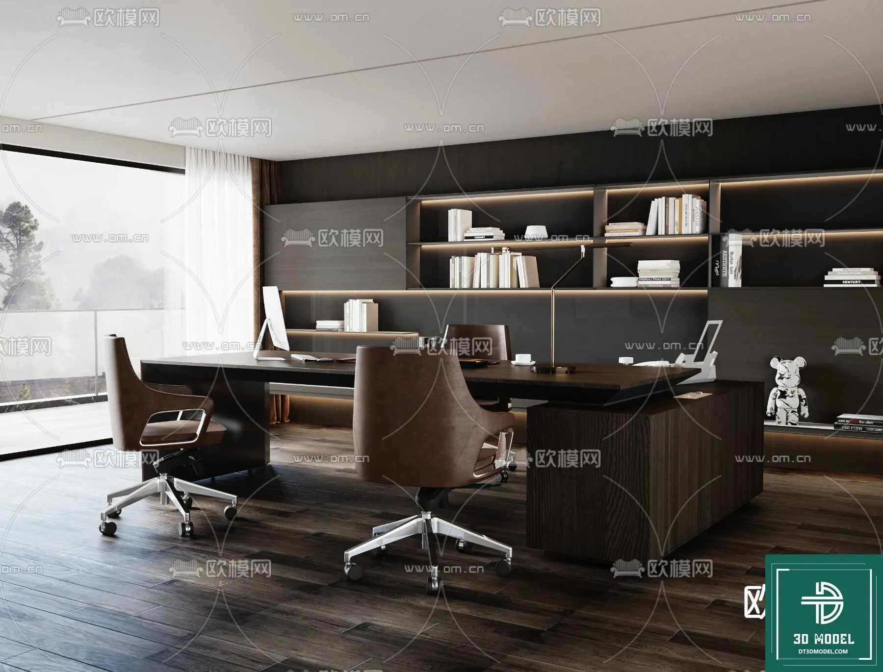 OFFICE ROOM FOR MANAGER – 3DMODEL – 067