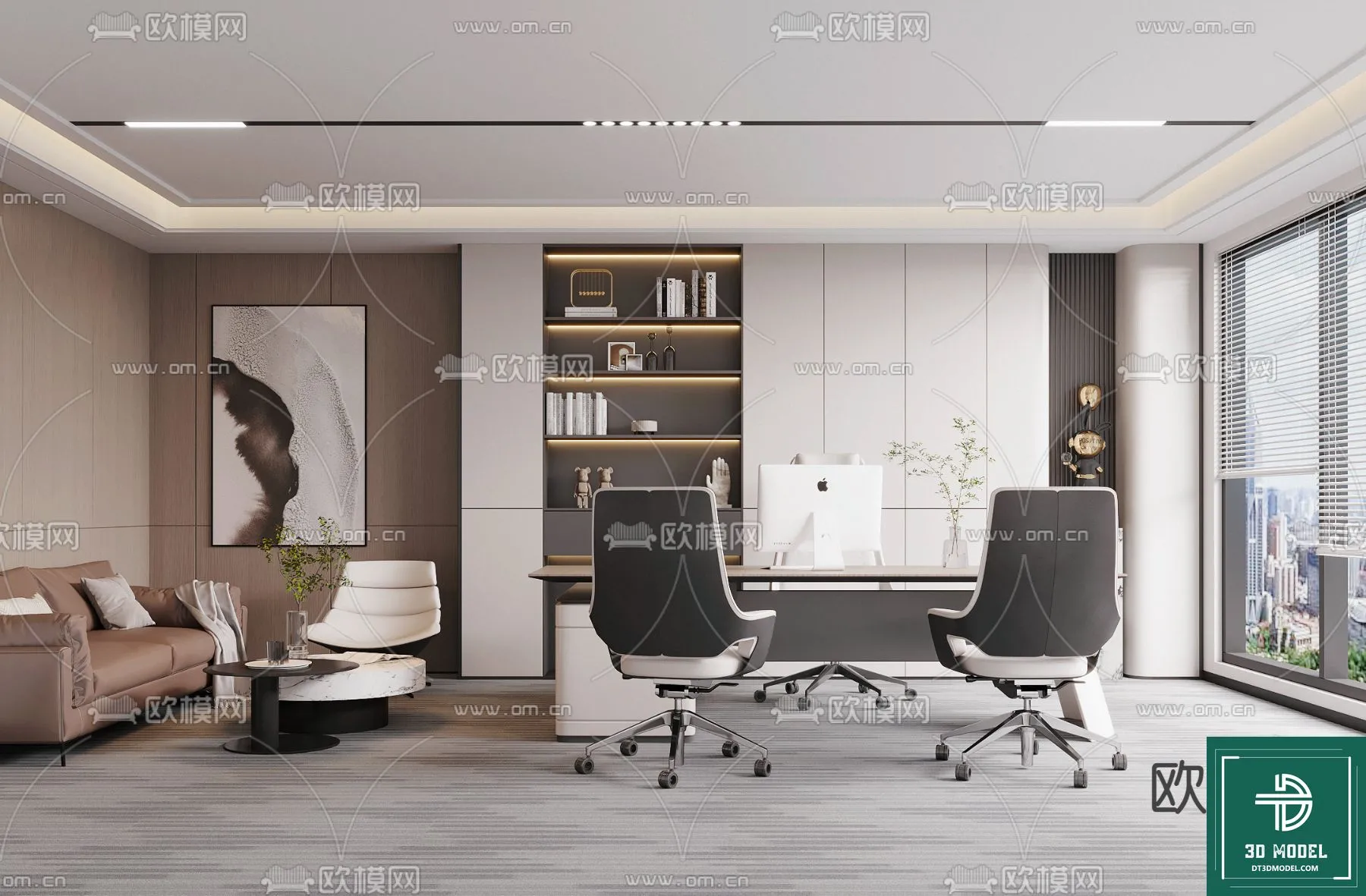 OFFICE ROOM FOR MANAGER – 3DMODEL – 071