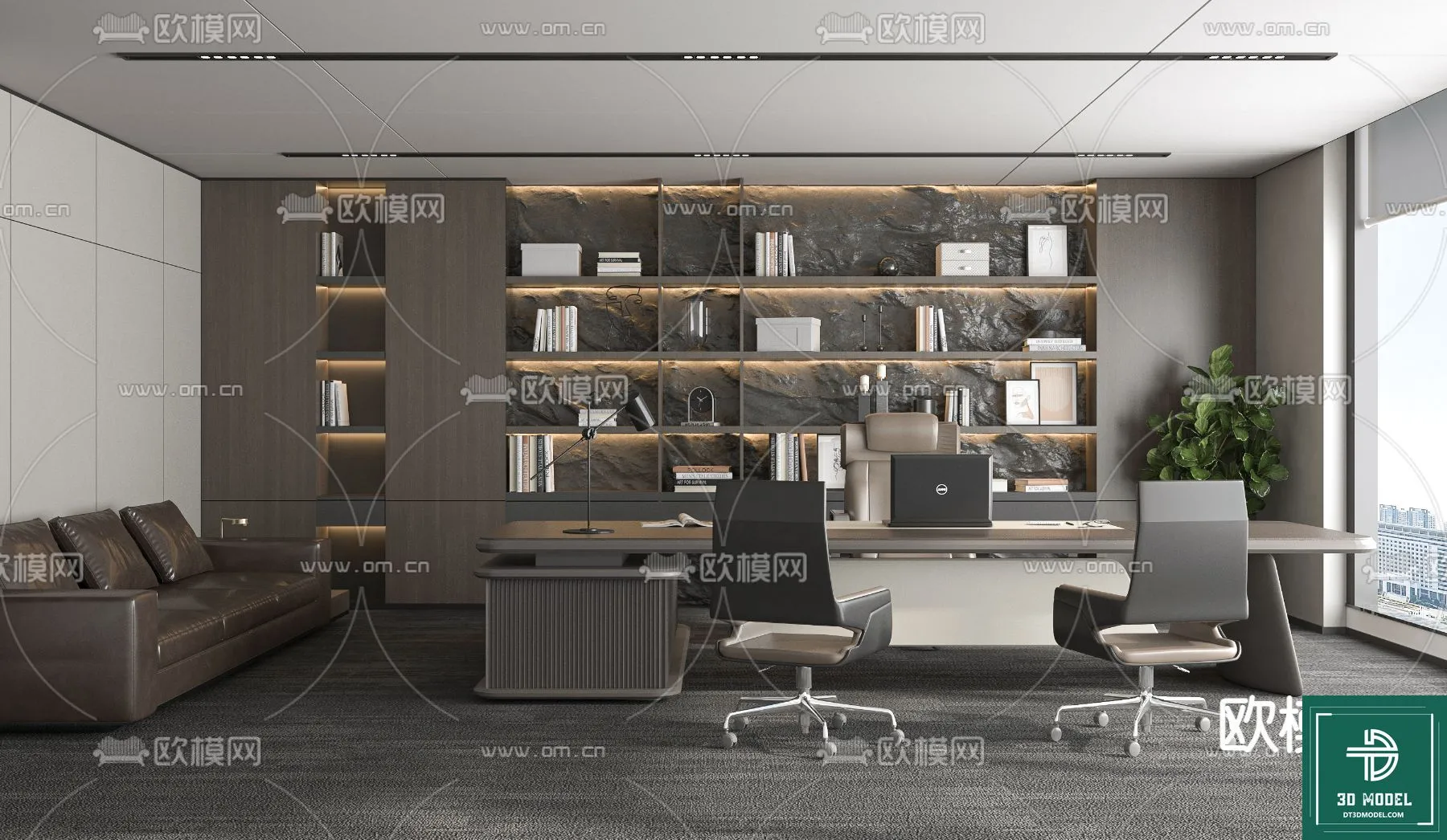 OFFICE ROOM FOR MANAGER – 3DMODEL – 090