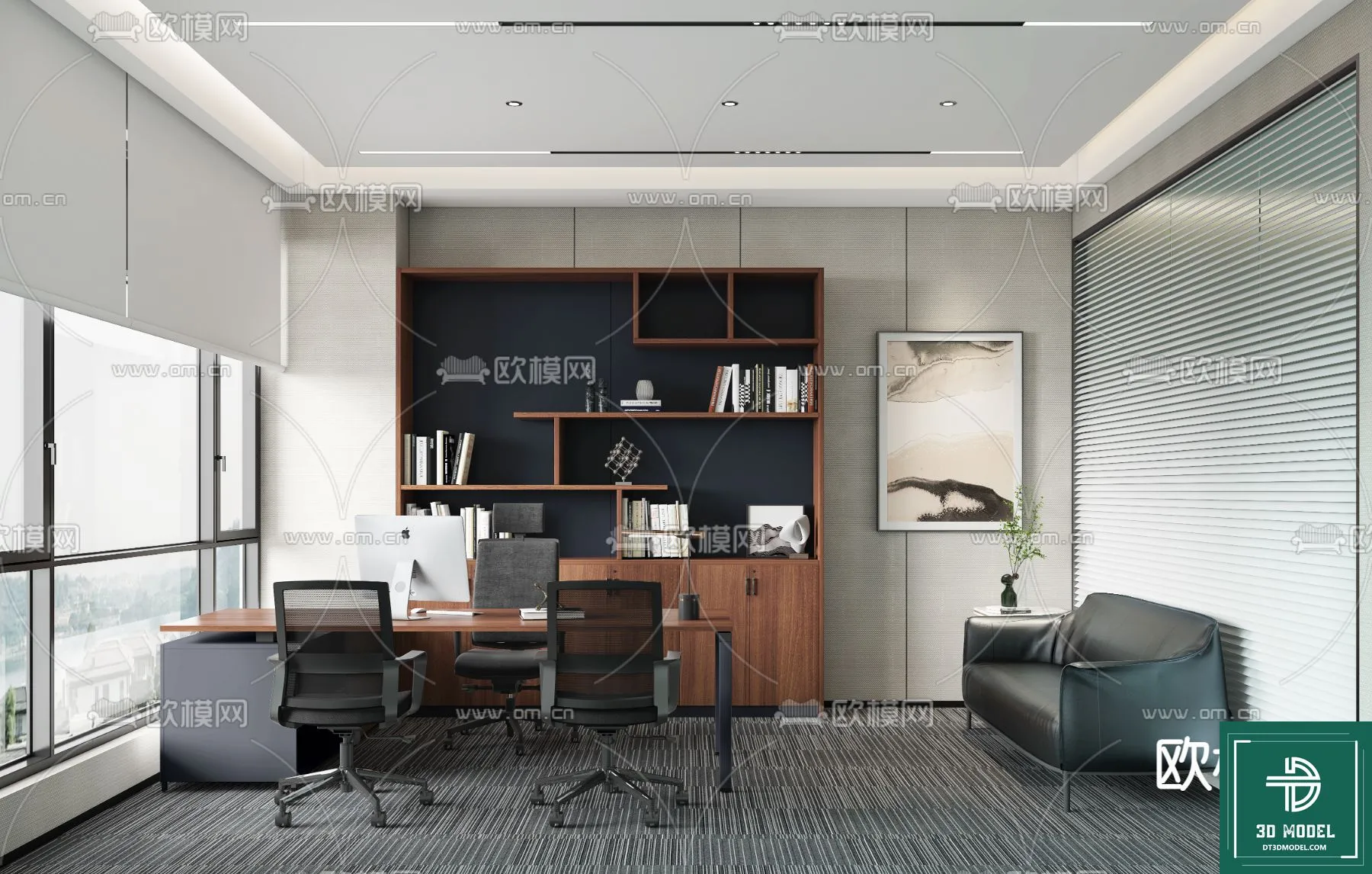 OFFICE ROOM FOR MANAGER – 3DMODEL – 093
