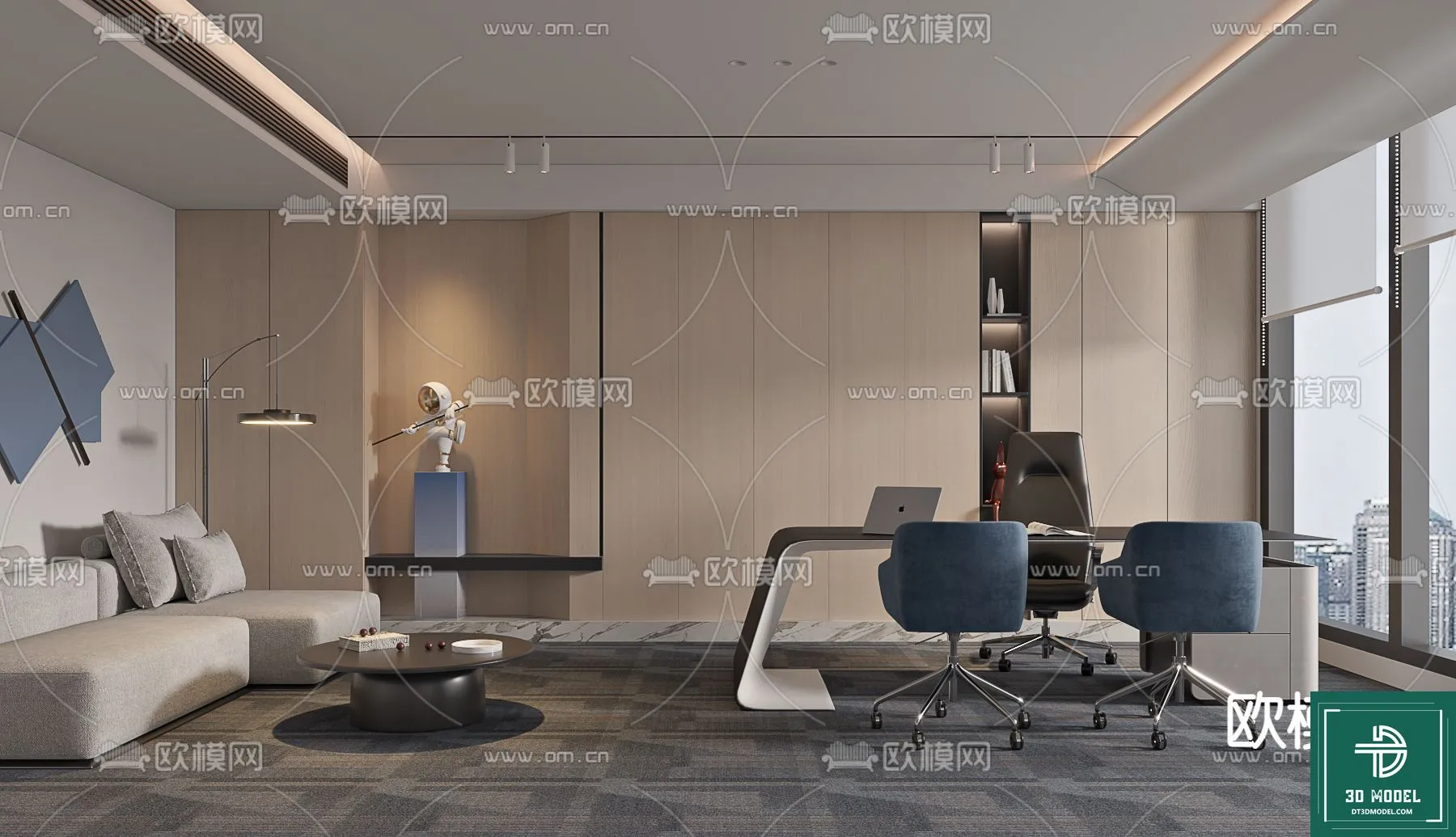 OFFICE ROOM FOR MANAGER – 3DMODEL – 114