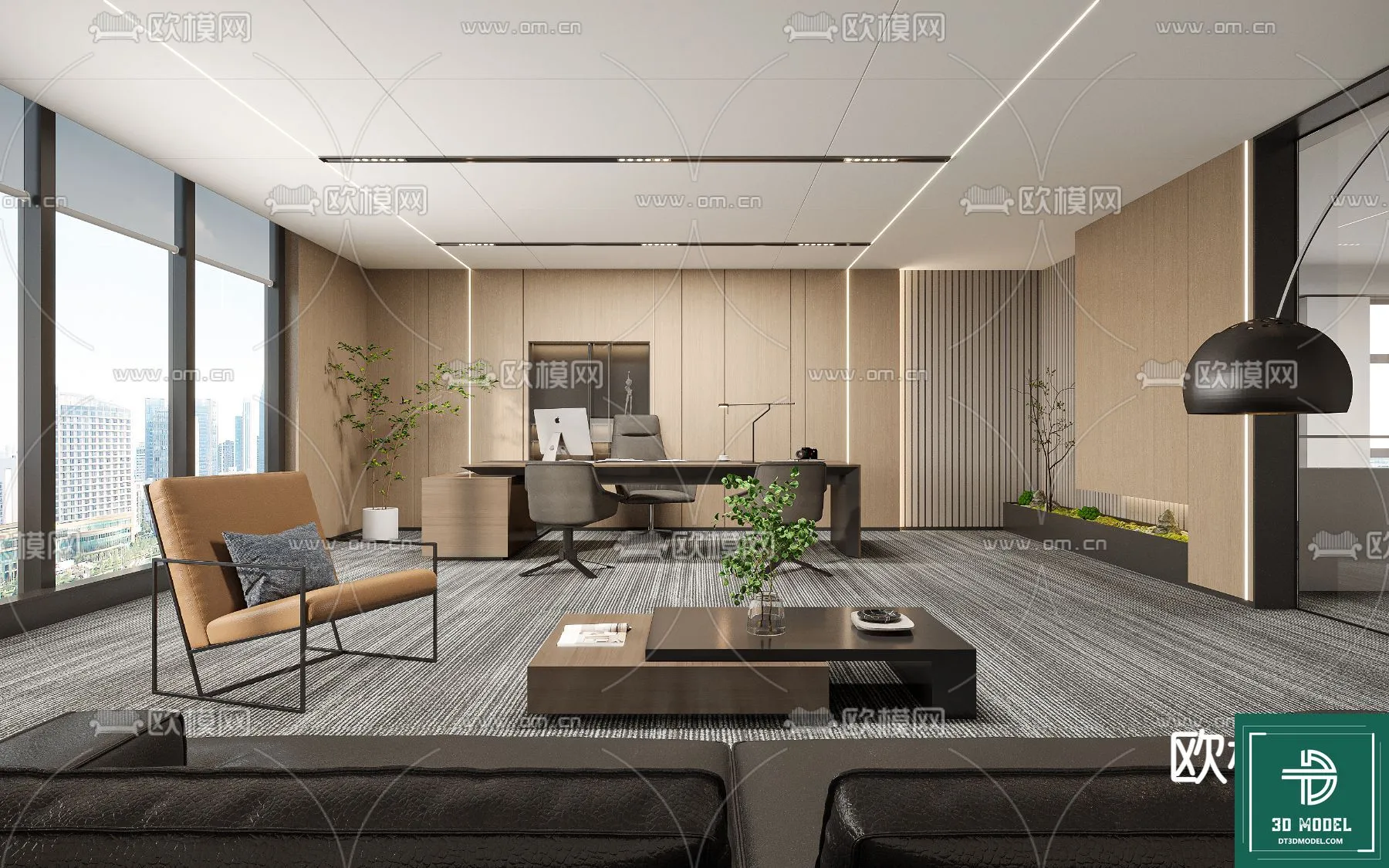 OFFICE ROOM FOR MANAGER – 3DMODEL – 117