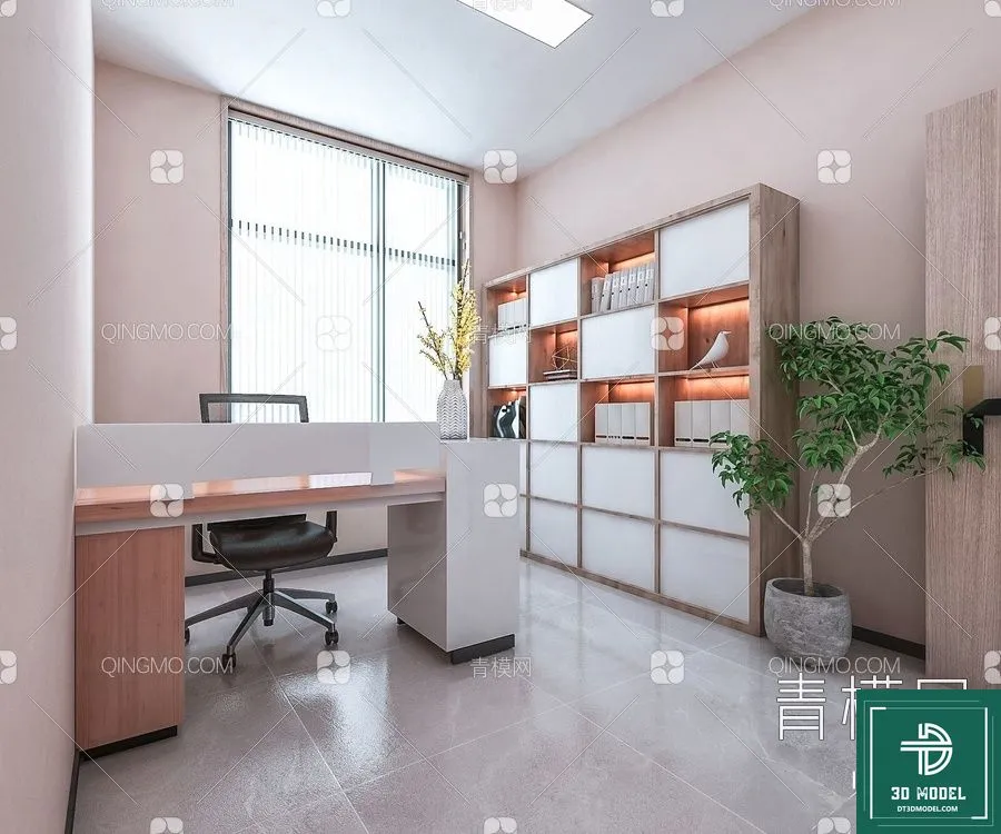 OFFICE ROOM FOR MANAGER – 3DMODEL – 136