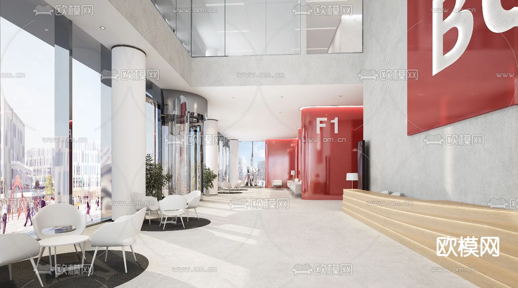 OFFICE LOBBY – 3D MODELS – 024