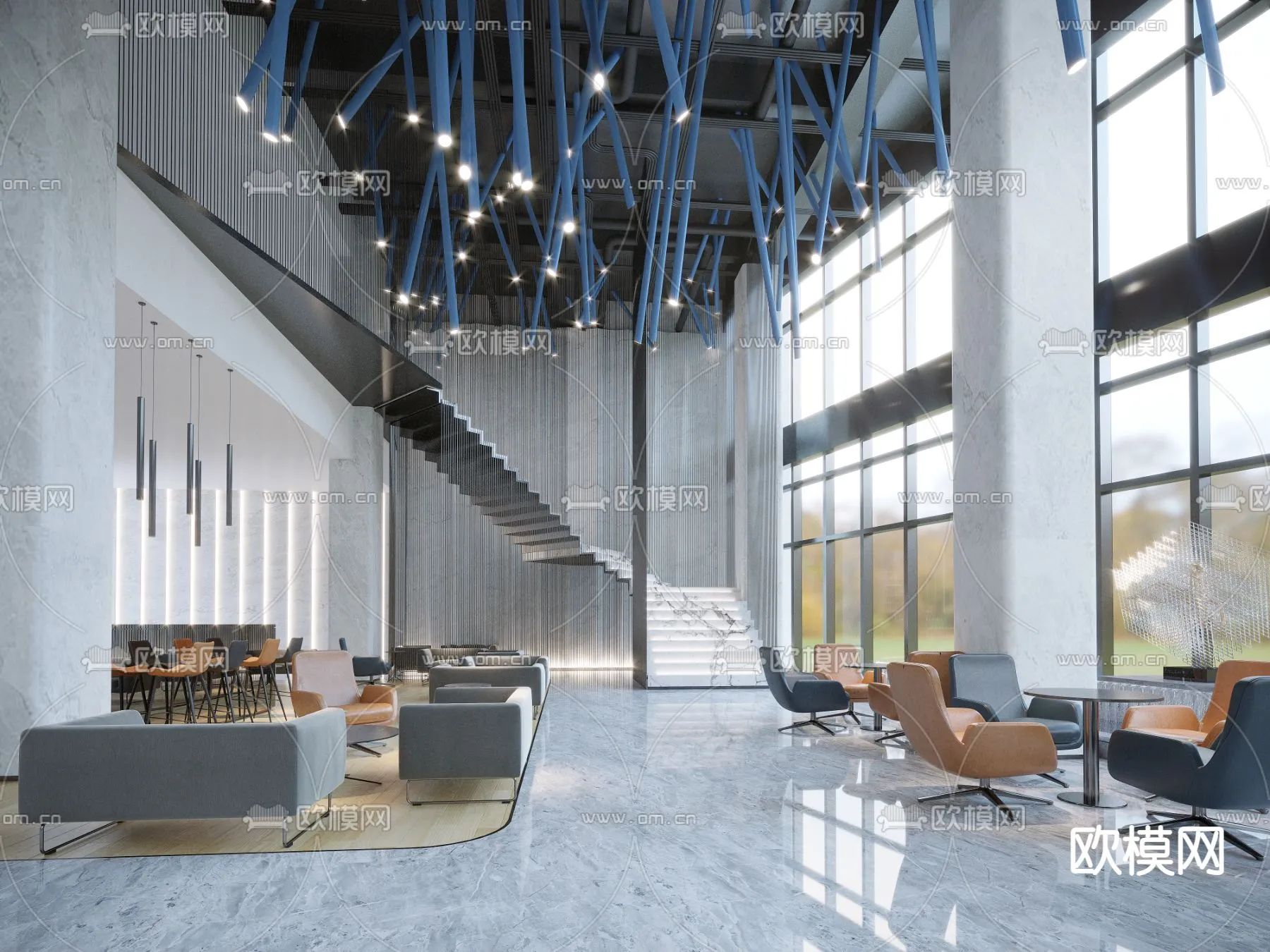 OFFICE LOBBY – 3D MODELS – 027