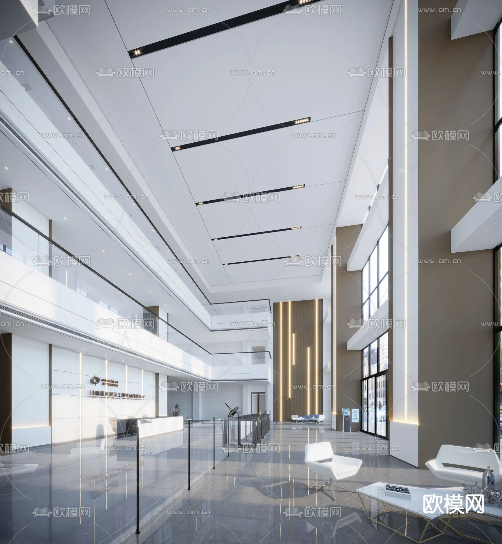 OFFICE LOBBY – 3D MODELS – 053