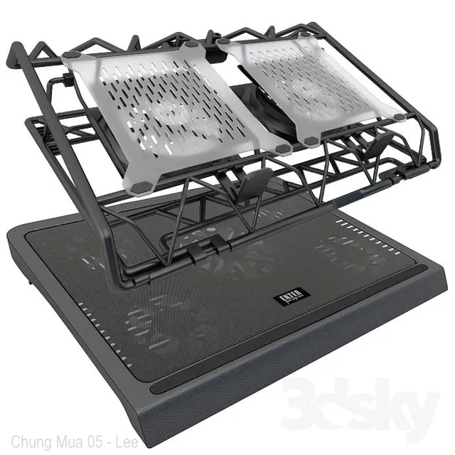 4 laptop coolers (max) 3D model – 861