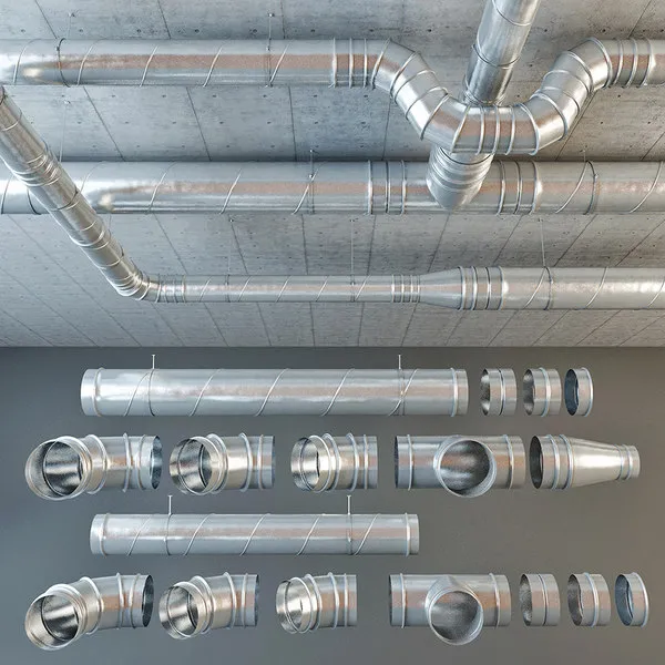 Amb_Set ventilation pipes – 959
