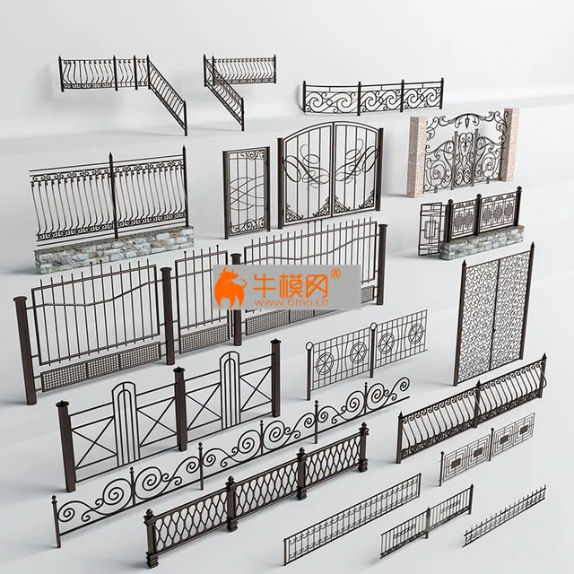 Amb_Wrought iron fences – 980