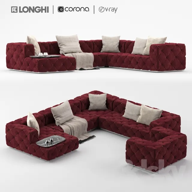 3DS MAX – Sofa – 1007