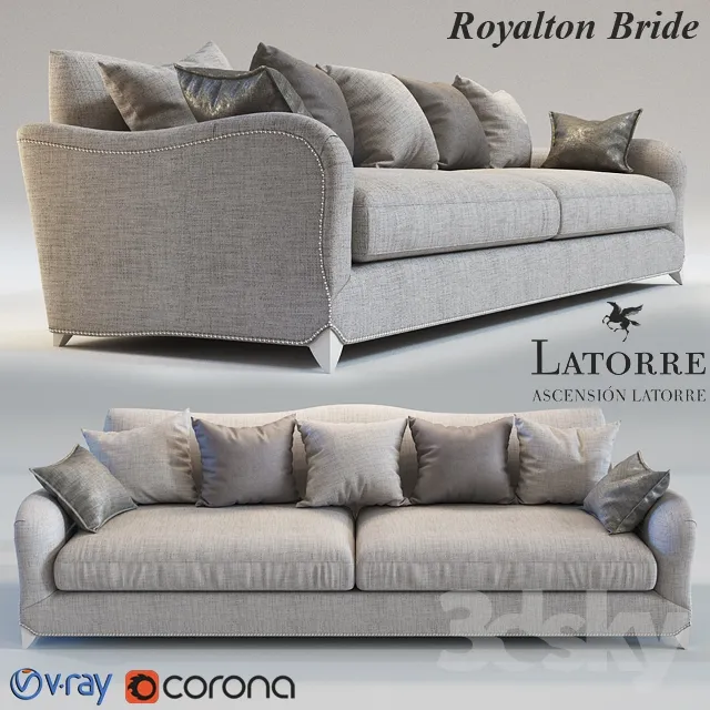 3DS MAX – Sofa – 1013