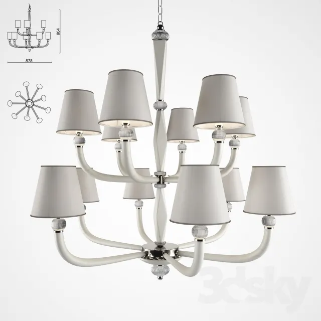 LIGHTING – CEILING LIGHT – 3DS MAX MODELS – 318