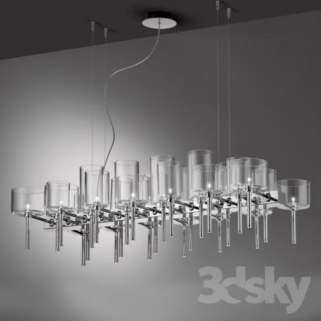 LIGHTING – CEILING LIGHT – 3DS MAX MODELS – 343