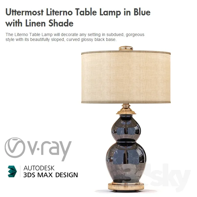 LIGHTING – TABLE LAMP – 3DSKYMODELS – 096