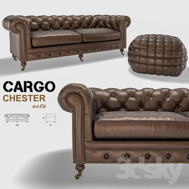 3DS MAX – Sofa – 1081