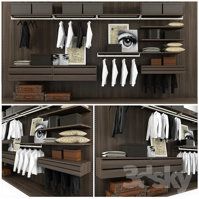 3DS MAX – Shelf – Wardrobe – 111