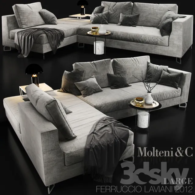 3DS MAX – Sofa – 1146