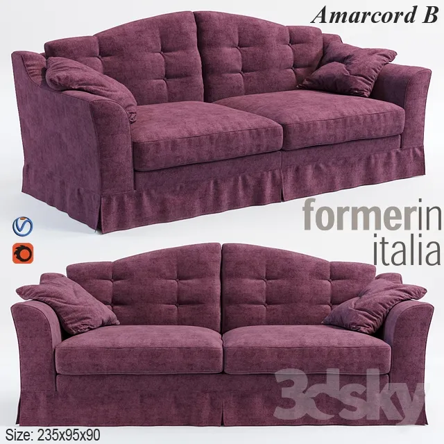 3DS MAX – Sofa – 1194