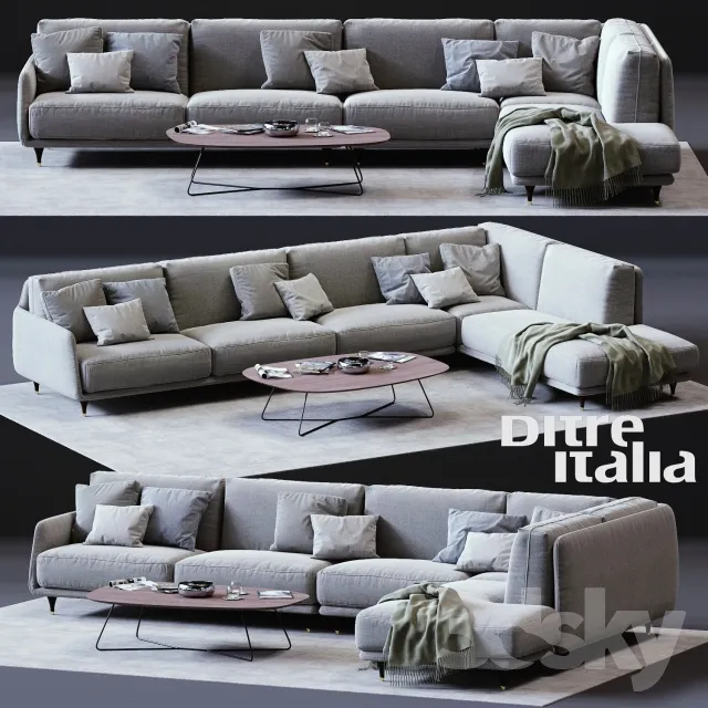 3DS MAX – Sofa – 1217