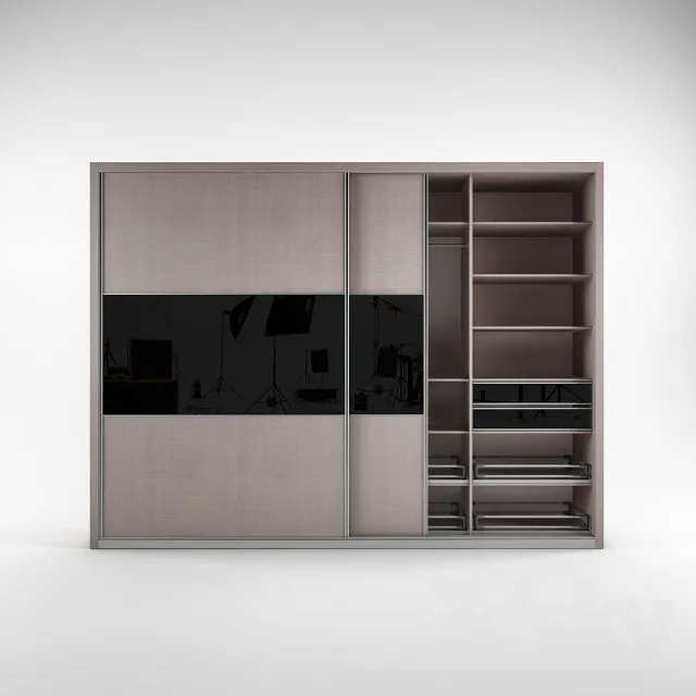 3DS MAX – Shelf – Wardrobe – 123