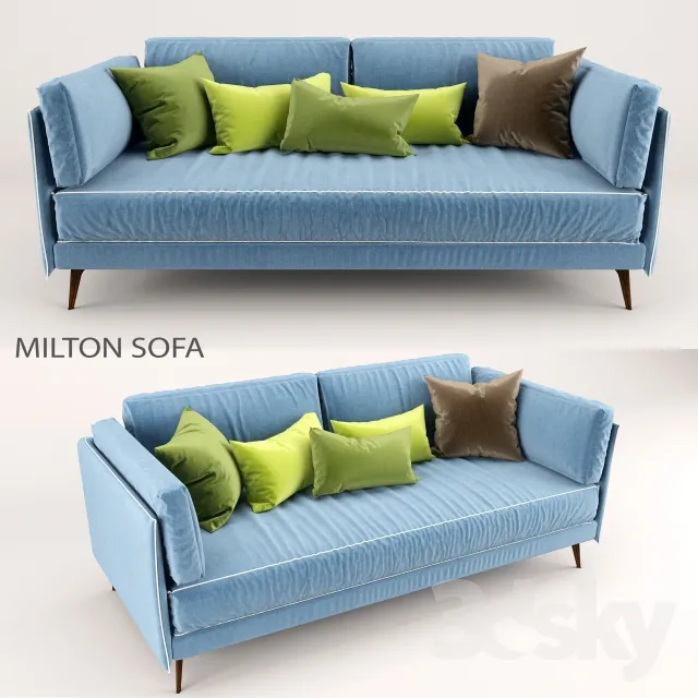 3DS MAX – Sofa – 1227