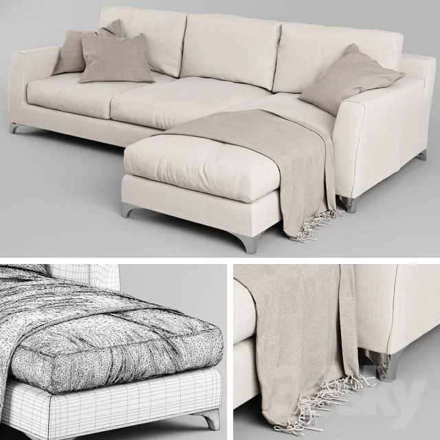 3DS MAX – Sofa – 1233