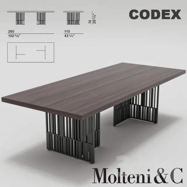 3DS MAX – Table – 1364