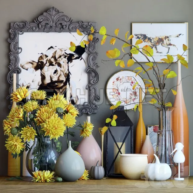PRO MODELS – Autumn set with chrysanthemums