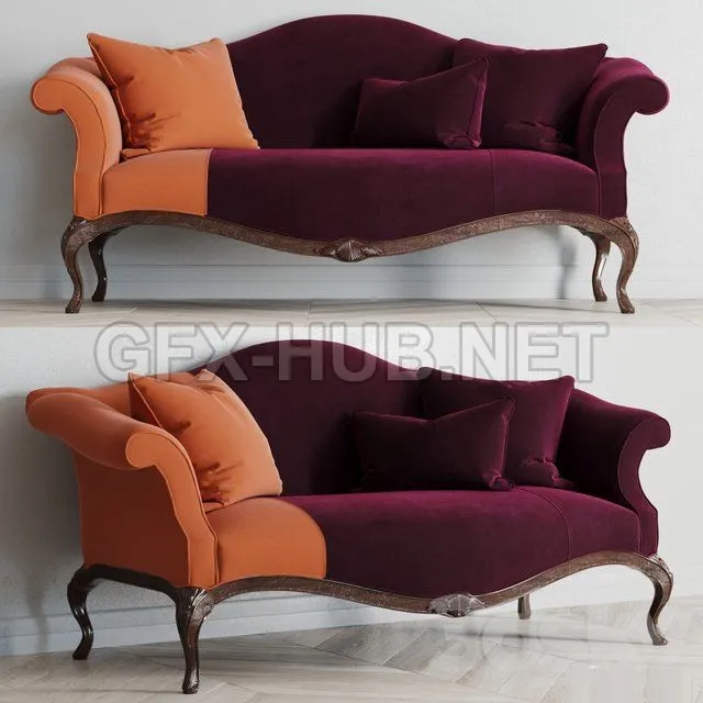 PRO MODELS – Baker King George settee