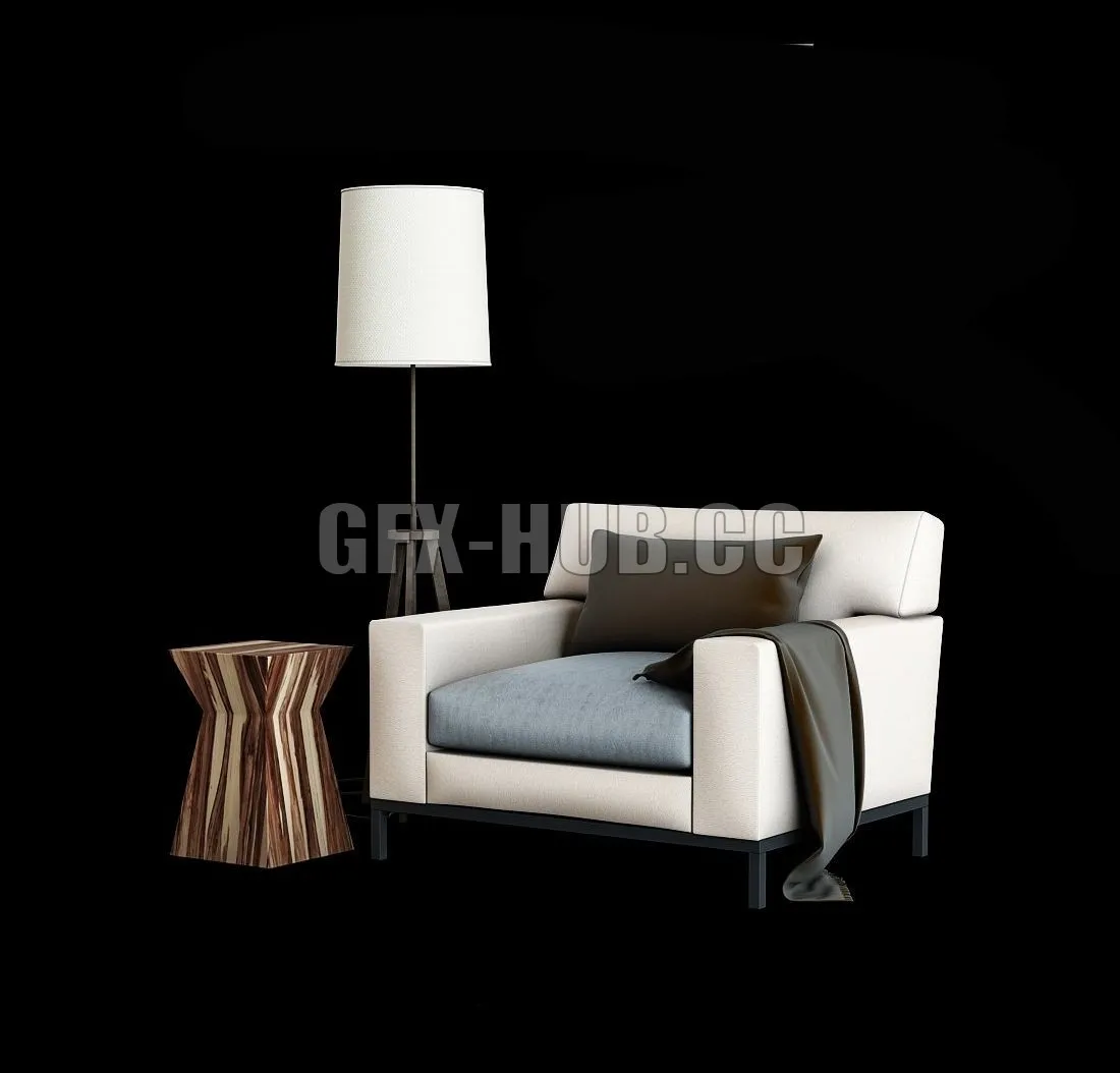 PRO MODELS – Christian Liaigre furniture set