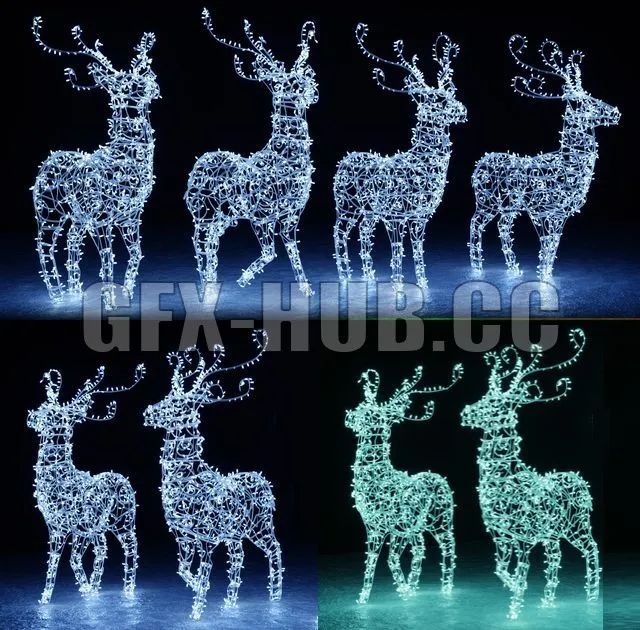 PRO MODELS – Christmas reindeer (4 options)