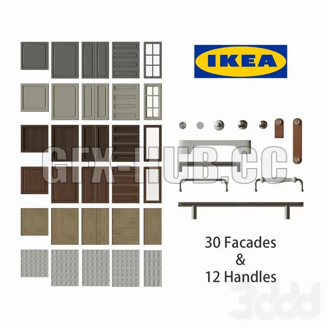 PRO MODELS – Facades and handles IKEA