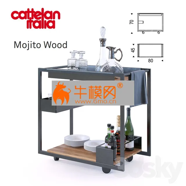 PRO MODELS – Mojito wood Cattelan Italia