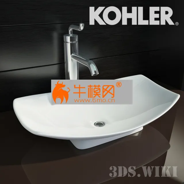 SINK – KITCHEN – Kohler Leaf sink and faucet Kohler Purist