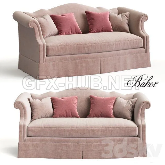 SOFA – BAKER Camelback Sofa 6513-81