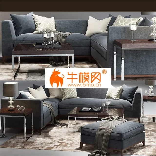 SOFA – Baxter sofa set 09