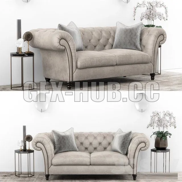 SOFA – Club Chesterfield sofa set