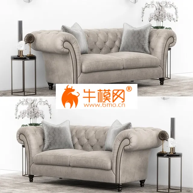 SOFA – Club Chesterfield sofa set