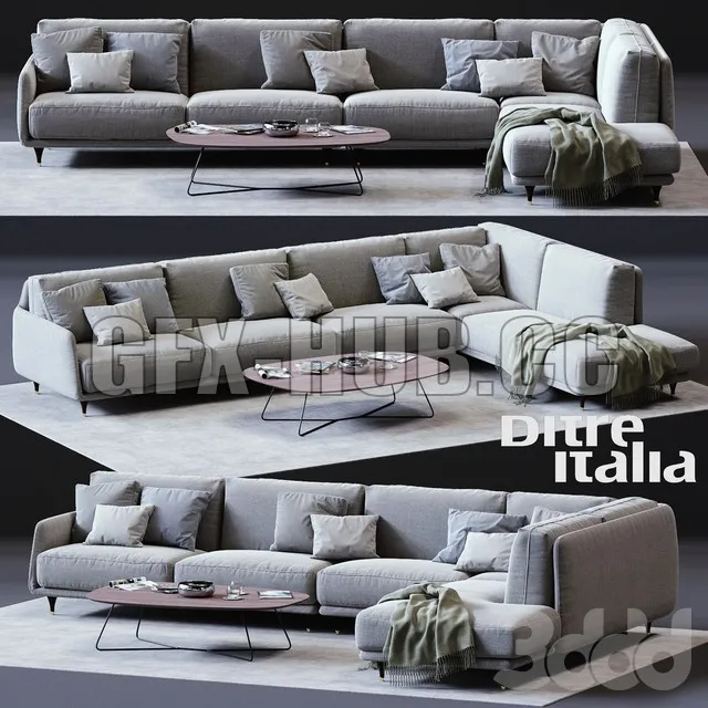 SOFA – Ditre Italia Elliot corner sofa