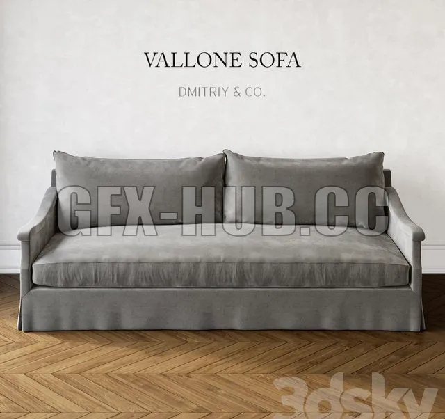 SOFA – Dmitriy & Co Vallone Sofa 96