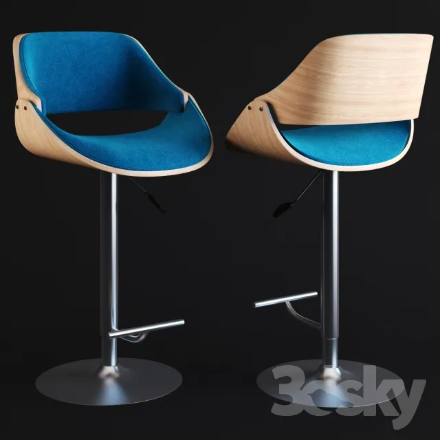 3DS MAX – Chair – Stool – 1497