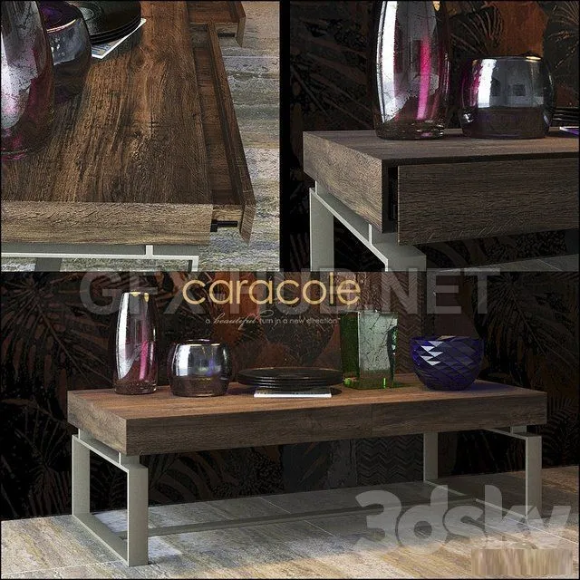 TABLE – CARACOLE Cocktail Table ATS-COCTAB-002