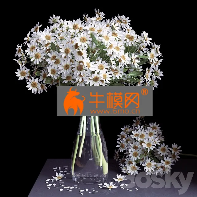 VASE – Bouquet of flowers in a vase 18