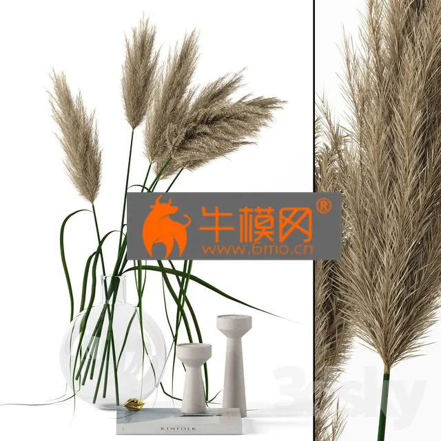 VASE – Grass in round vase