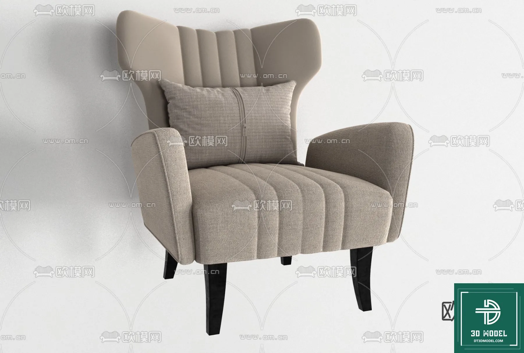 LUXURY – 3D Models – ARMCHAIR – 046