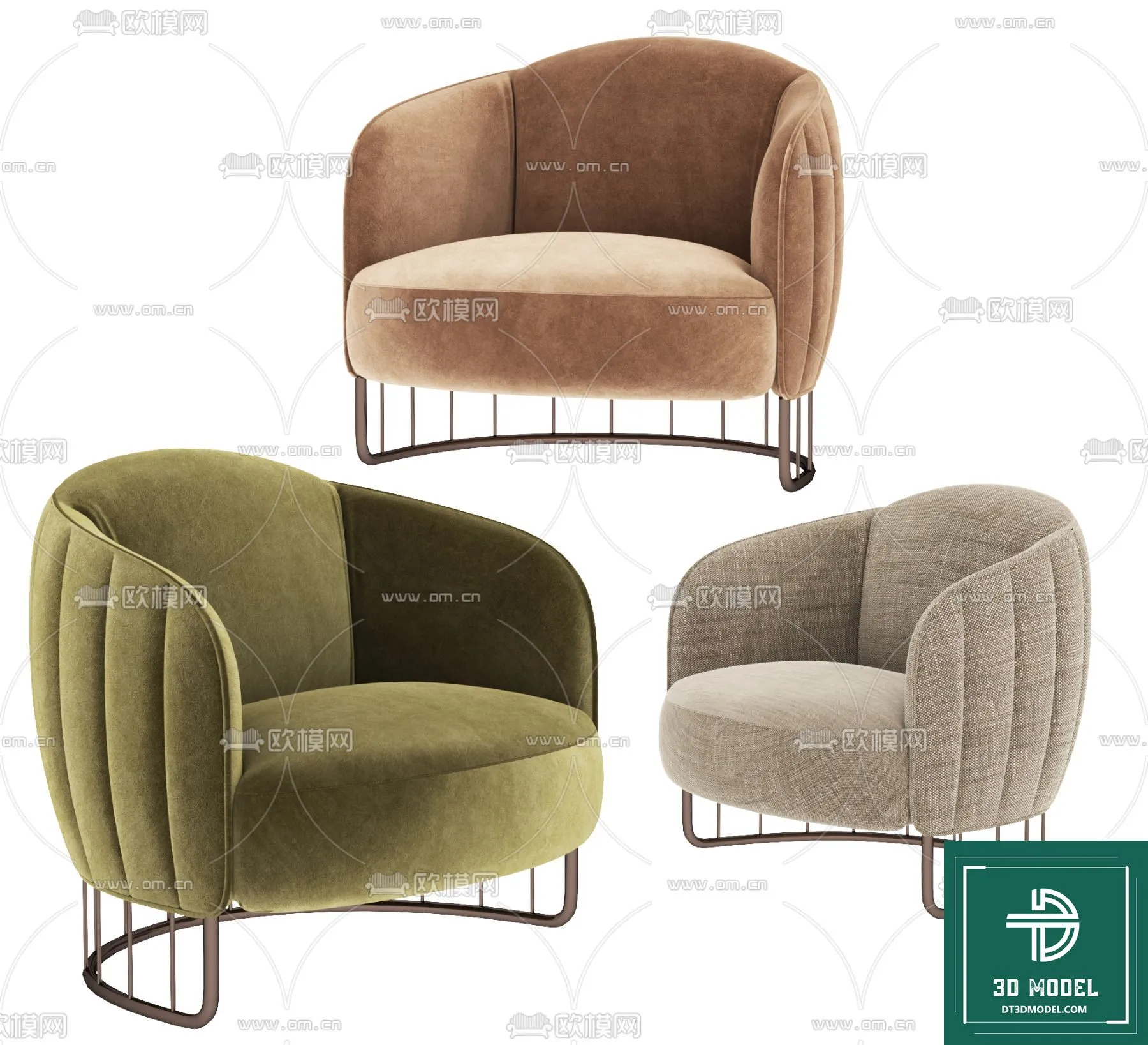 LUXURY – 3D Models – ARMCHAIR – 053