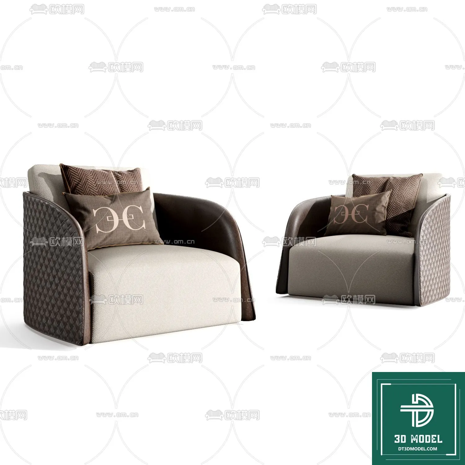 LUXURY – 3D Models – ARMCHAIR – 079