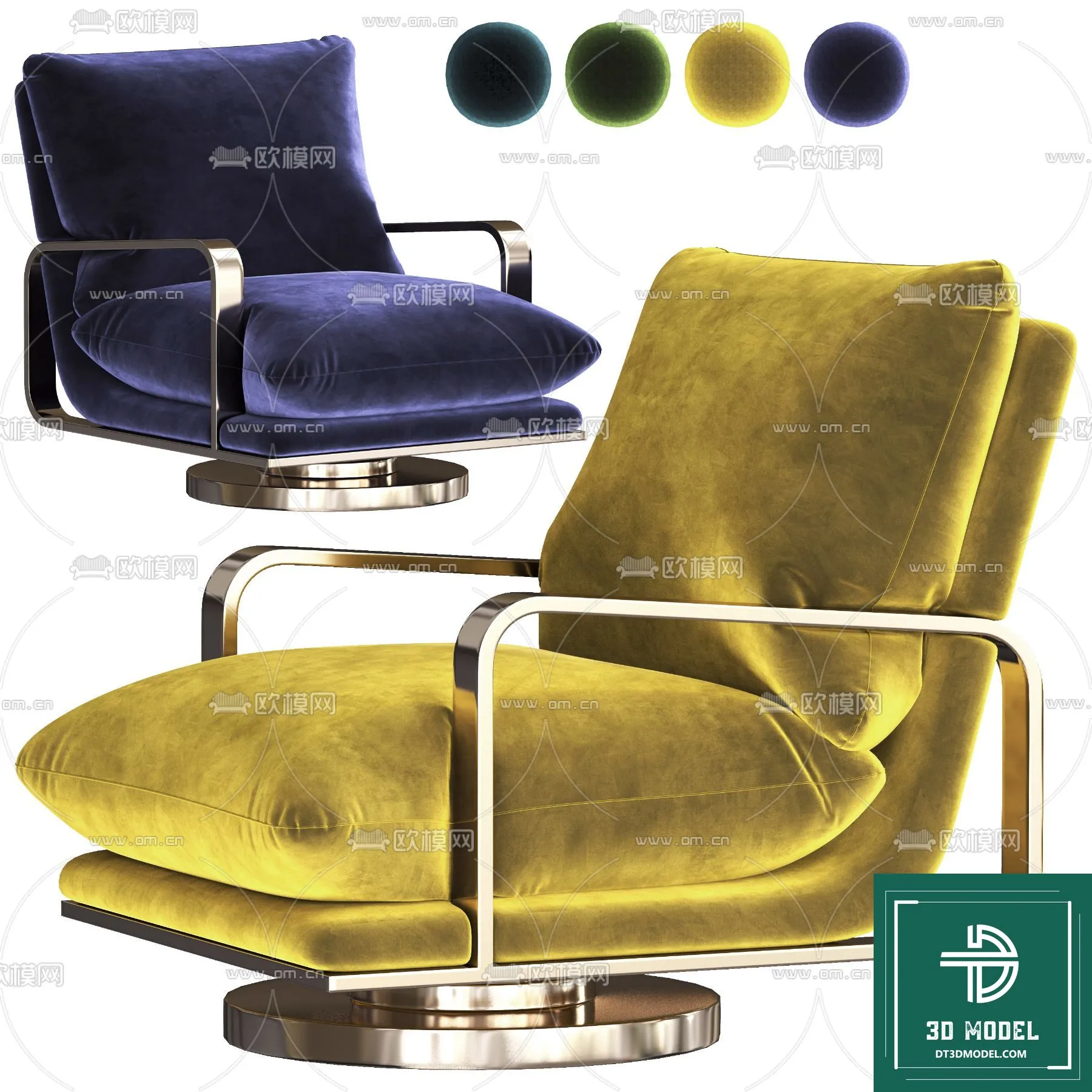 LUXURY – 3D Models – ARMCHAIR – 101