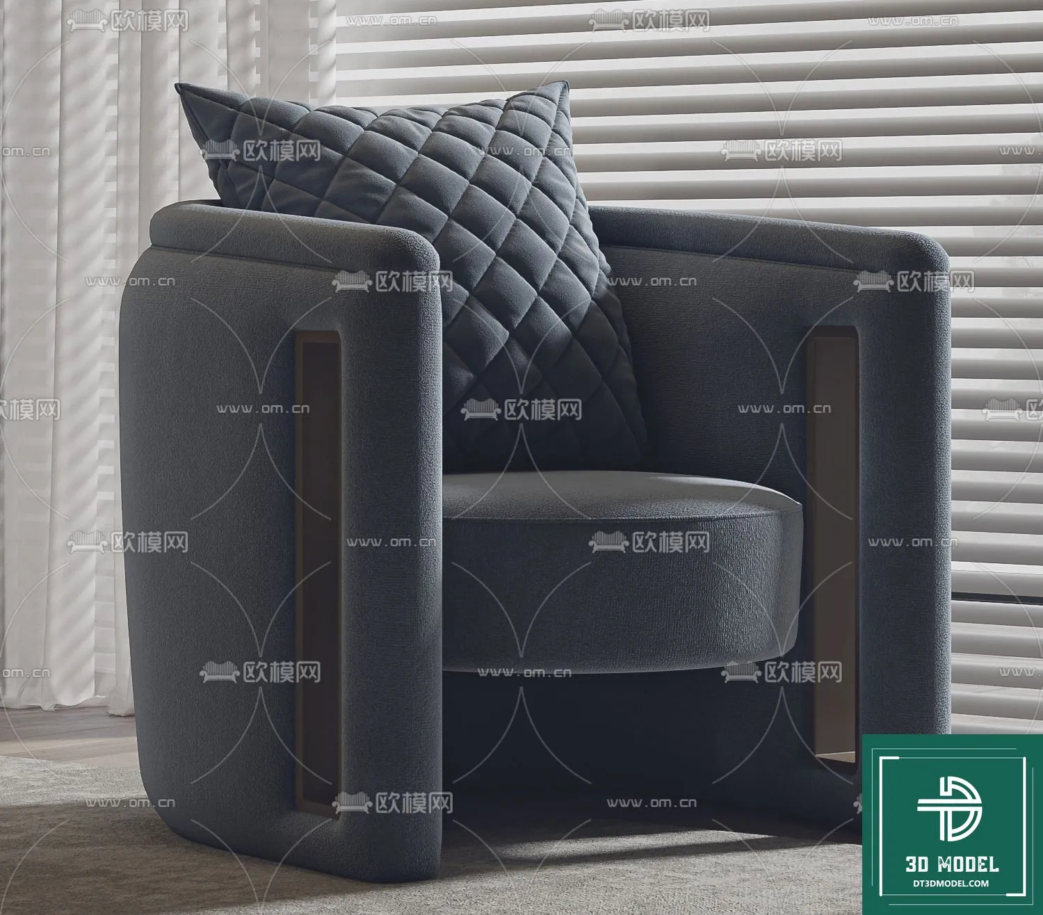 LUXURY – 3D Models – ARMCHAIR – 104